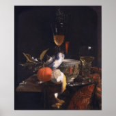 Stillleben mit chinesischem Sugar Jar Poster (Vorne)