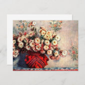 Stillleben mit Chrysanthemen von Claude Monet (Vorne/Hinten)