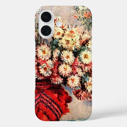 Stillleben mit Chrysanthemen von Claude Monet Case-Mate iPhone Hülle (Rückseite)