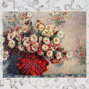 Stillleben mit Chrysanthemen von Claude Monet Puzzle