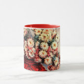 Stillleben mit Chrysanthemen von Claude Monet Tasse (Zentrum)