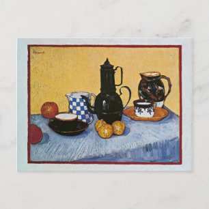 Stillleben mit Coffee Pot von Vincent Van Gogh Postkarte