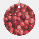 Stillleben mit Cranberries Keramik Ornament (Hinten)