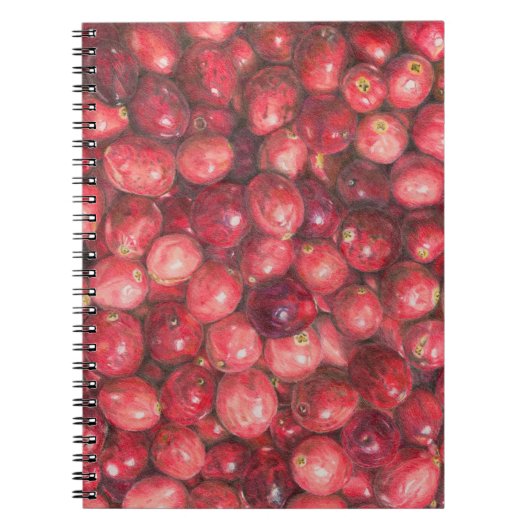 Stillleben mit Cranberries Notizblock (Vorderseite)