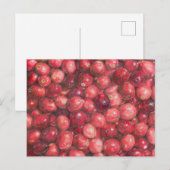 Stillleben mit Cranberries Postkarte (Vorne/Hinten)