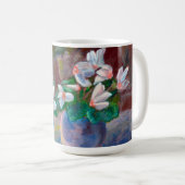 Stillleben mit Cyclamen Kaffeetasse (VorderseiteRechts)