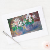 Stillleben mit Cyclamen Rechteckiger Aufkleber (Umschlag)