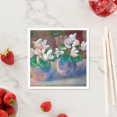 Stillleben mit Cyclamen Serviette (Beispiel)