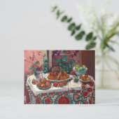 Stillleben mit Cyclamens | Henri Manguin Postkarte (Stehend Vorderseite)