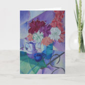 Stillleben mit Dahlias Karte (Vorderseite)