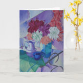 Stillleben mit Dahlias Karte (Gelbe Blume)