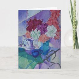 Stillleben mit Dahlias Karte
