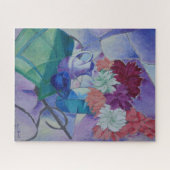 Stillleben mit Dahlias - Puzzle (Horizontal)