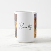 Stillleben mit dem Bild von Büchern Kaffeetasse (Mittel)