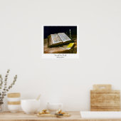 Stillleben mit der Bibel von Vincent Van Gogh Poster (Küche)