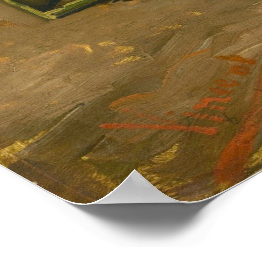 Stillleben mit der Bibel von Vincent Van Gogh Poster (Ecke)