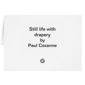 Stillleben mit Draperei (Rückseite Horizontal)