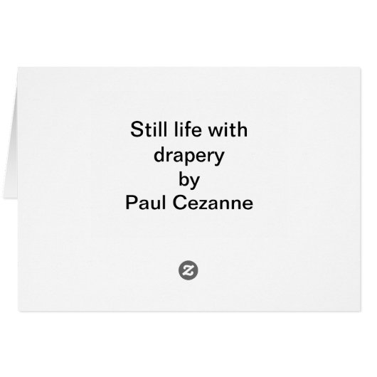 Stillleben mit Draperei (Rückseite Horizontal)