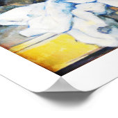 Stillleben mit Draperei Poster (Ecke)