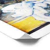 Stillleben mit Draperei Poster (Ecke)