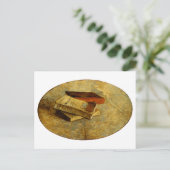 Stillleben mit drei Büchern Van Gogh Fine Art Postkarte (Stehend Vorderseite)