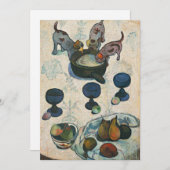 Stillleben mit drei Welpen | Paul Gauguin (Vorne/Hinten)