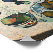 Stillleben mit drei Welpen | Paul Gauguin Poster (Ecke)