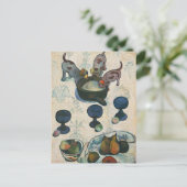 Stillleben mit drei Welpen | Paul Gauguin Postkarte (Stehend Vorderseite)