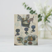 Stillleben mit drei Welpen von Paul Gauguin Postkarte (Stehend Vorderseite)