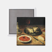 Stillleben mit einem Artichoke Magnet (Vorderseite/Rückseite)