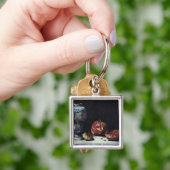 Stillleben mit einem Granatapfel Schlüsselanhänger (Hand)