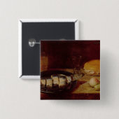 Stillleben mit einem Hering Button (Vorne & Hinten)