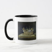 Stillleben mit einem Korb der Gläser, 1644 Tasse (Links)