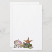 Stillleben mit einem Meerjungfrau-Briefpapier Briefpapier (Vorne/Hinten)