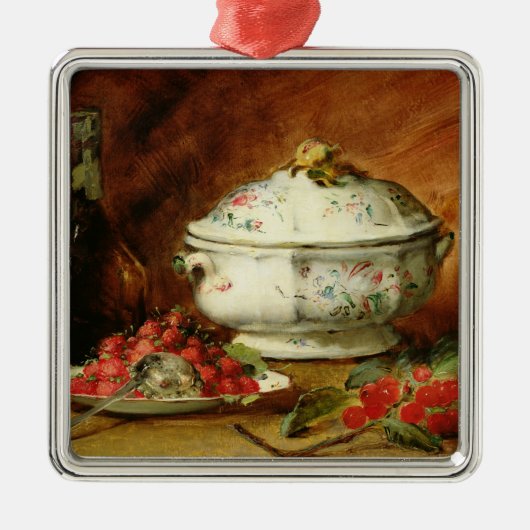 Stillleben mit einem SuppeTureen Ornament Aus Metall (Vorne)