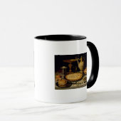 Stillleben mit einem Törtchen, einem Huhn, einem Tasse (VorderseiteRechts)