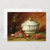 Stillleben mit einem Tureen Postkarte (Vorne/Hinten)