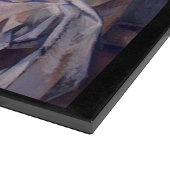 Stillleben mit einem Vorhang-hackenden Brett (Ecke)