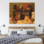 Stillleben mit einer Ebonkiste Leinwanddruck (Insitu (Schlafzimmer))