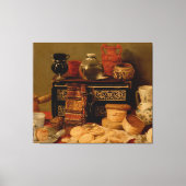 Stillleben mit einer Ebonkiste Leinwanddruck (Vorderseite)