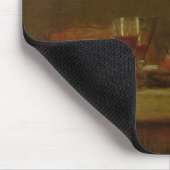 Stillleben mit einer Flasche Oliven, 1760 Mousepad (Ecke)