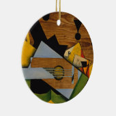 Stillleben mit einer Gitarre Keramik Ornament (Rechts)