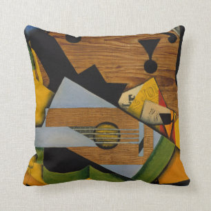 Stillleben mit einer Gitarre Kissen