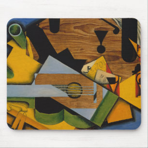 Stillleben mit einer Gitarre Mousepad