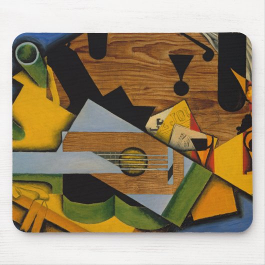 Stillleben mit einer Gitarre Mousepad (Vorne)
