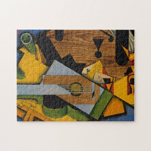 Stillleben mit einer Gitarre Puzzle (Horizontal)
