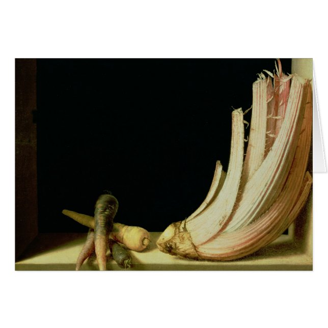 Stillleben mit einer Karde (Vorderseite (Horizontal))