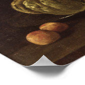 Stillleben mit Ente, 1863 Poster (Ecke)