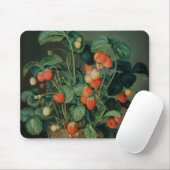 Stillleben mit Erdbeeren Mousepad (Mit Mouse)