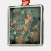 Stillleben mit Erdbeeren Ornament Aus Metall (Links)